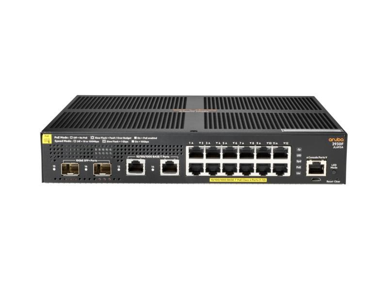 Hewlett Packard Enterprise Aruba 2930F 12G PoE+ Swch **New Retail** Europe