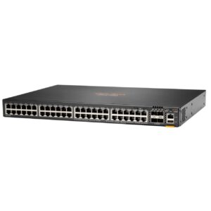 Hewlett Packard Enterprise Aruba 6200F 48G 4SFP+ Managed  L3 Gigabit Ethernet  (10/100/1000) Black 1U Aruba 6200F 48G 4SFP+, Managed, L3, Gigabit Ethernet
