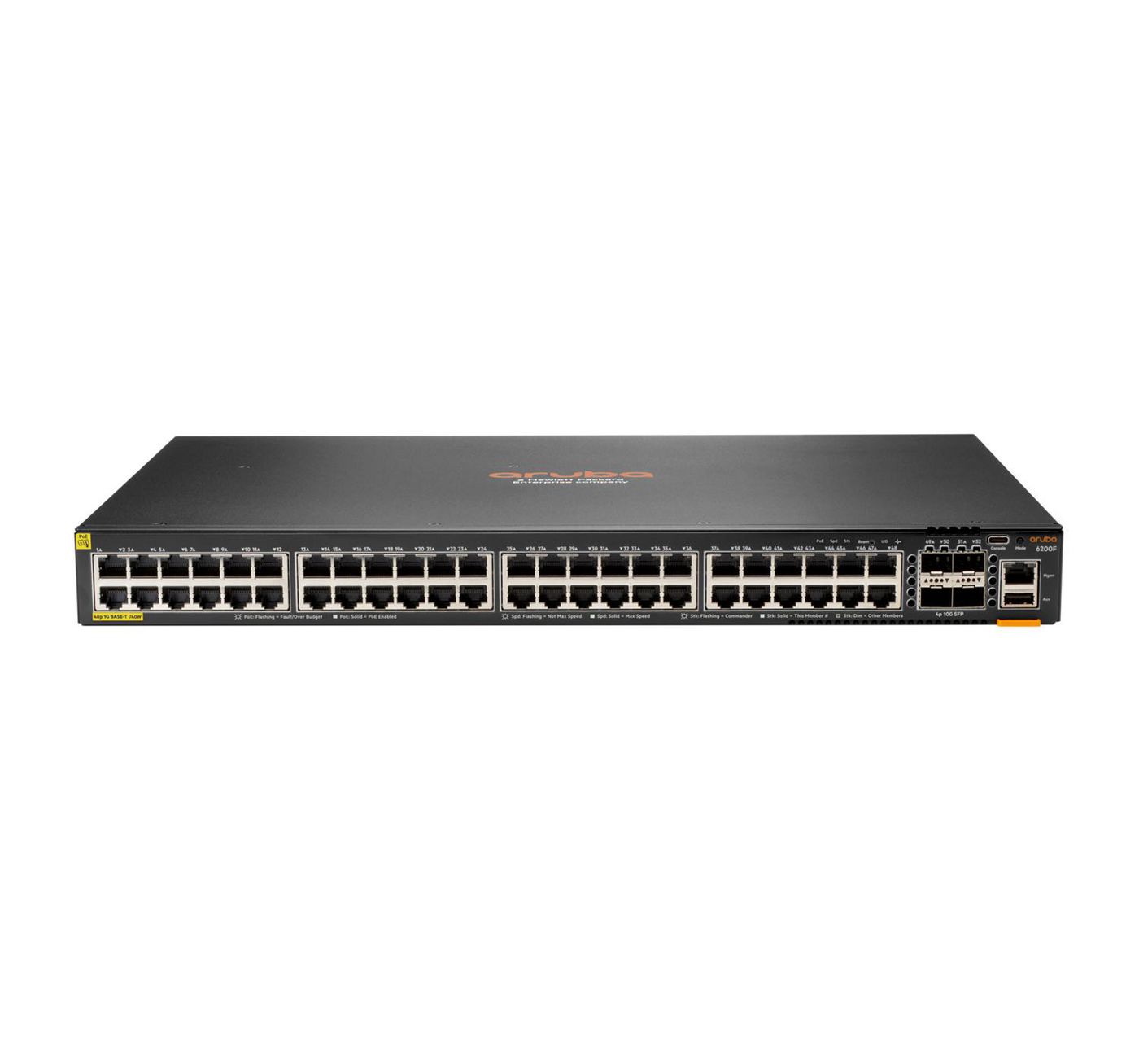 HPE Aruba 6200F Switch 48G Class4 PoE 4SFP+ 370W EU en