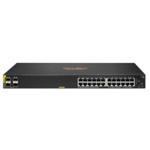 Hewlett Packard Enterprise Aruba 6100 24G CL4 PoE 4SFP+  Switch Aruba 6100 24G Class4  PoE 4SFP+ 370W, Managed, L3, Gigabit Ethernet (10/100/1000), Power over