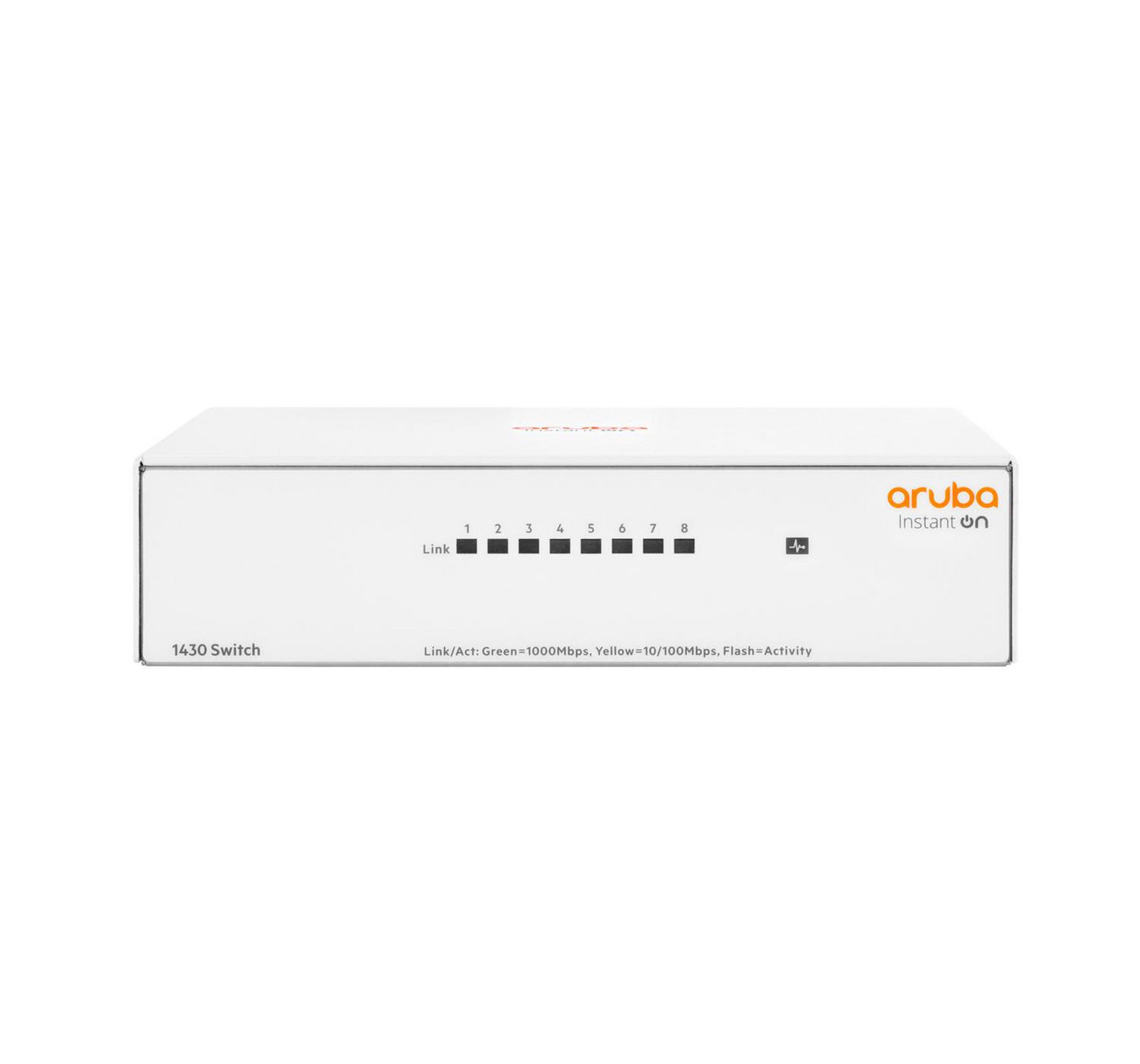 Hewlett Packard Enterprise Aruba Instant On 1430 8G Unmanaged L2 Gigabit Ethernet (10/100/1000) White