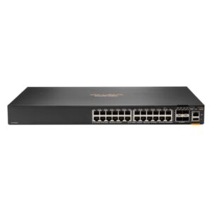 Hewlett Packard Enterprise Aruba 6200F 24G 4SFP+ Managed  L3 Gigabit Ethernet  (10/100/1000) 1U