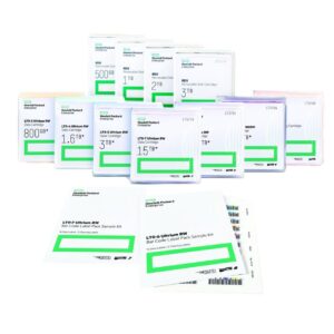 Hewlett Packard Enterprise LTO-5 Ultrium RW Bar Code  Labels 100pcs **New Retail**  HP LTO-5 Ultrium RW Bar Code Label Pack