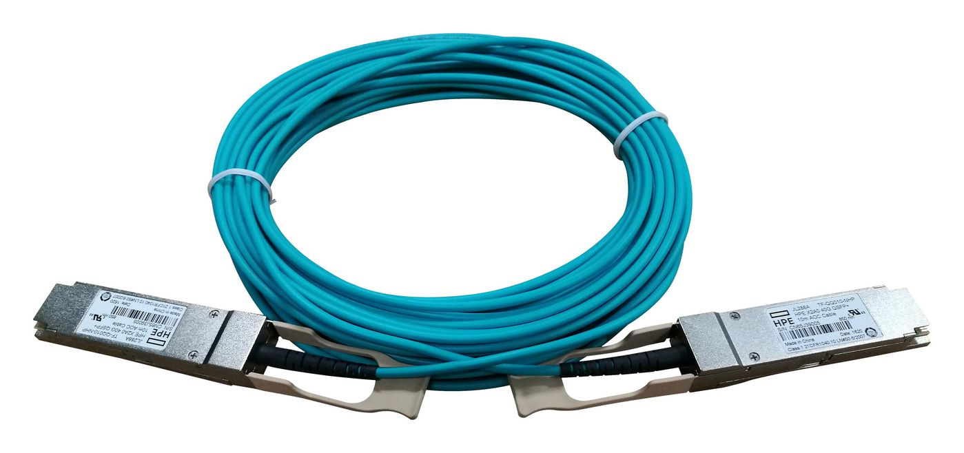 Hewlett Packard Enterprise X2A0 40G QSFP+ 10m AOC Cable **New Retail**