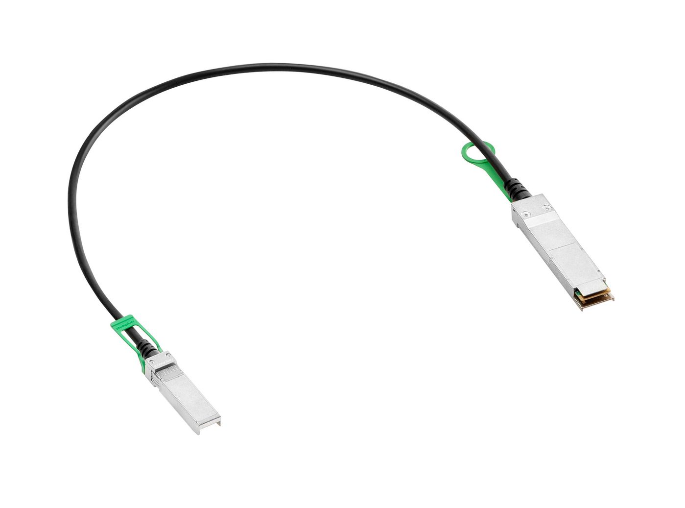 HPE Aruba Networking 50G QSFP56 do SFP56 0.65m DAC Cable (S1J07A)
