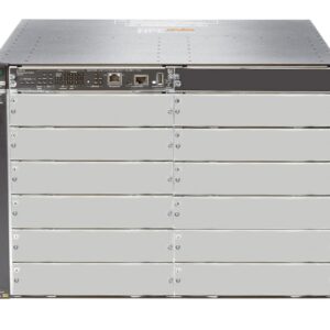 Hewlett Packard Enterprise 5412R zl2 Switch 5412R zl2, 444.5 mm, 450.9  mm, 307.9 mm, 17.3 kg, 12 open module slots Supports a maximum of 96 10GbE
