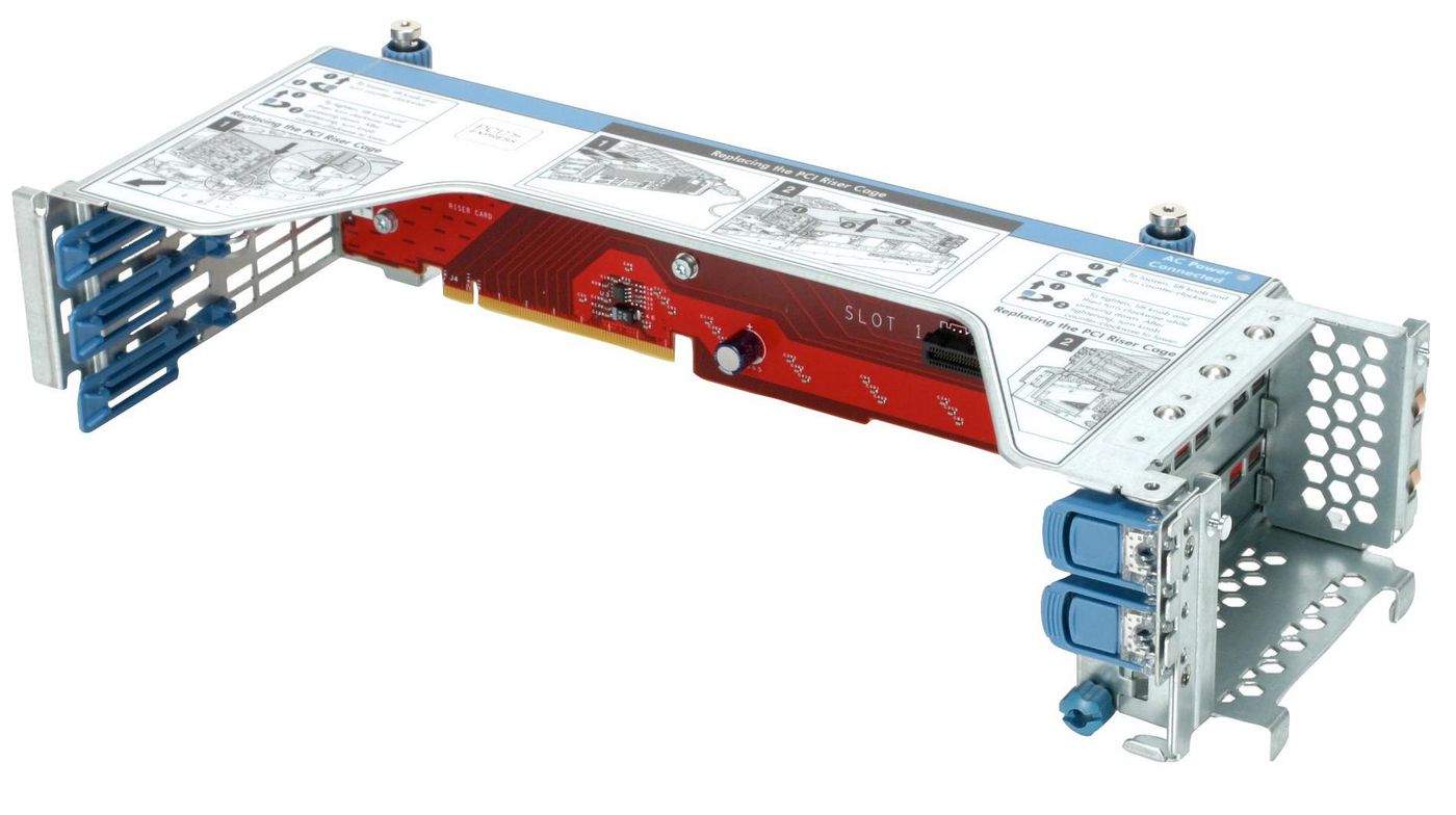 Hewlett Packard Enterprise P14588-B21 slot expander P14588-B21, ProLiant DL38x Gen10+, 252.2 x 244.1 x 77.7 mm, 680 g