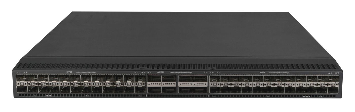 HPE HPN FlexFabric 5945 Switch 48 SFP28 8 QSFP28 Ports VXLAN VTEP OVSDB Support IPv6