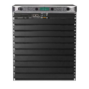 HPE Aruba 6410 v2 Switch 2 Management Module Slots 10 Line Module Slots 4 Power Supply Slots 4 Fan Tray Slots 12U w/o PSU