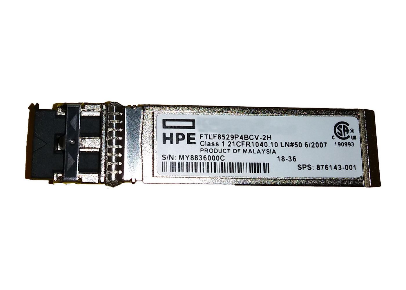 HPE SN3600B 16Gb 8-port Short Wave SFP+ Fibre Channel Upgrade License with Transceiver Kit