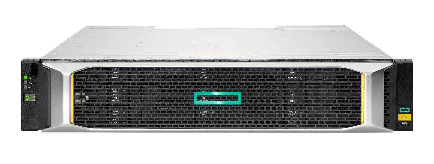 Hewlett Packard Enterprise Msa 2060 Disk Array Rack (2U) Silver, Black