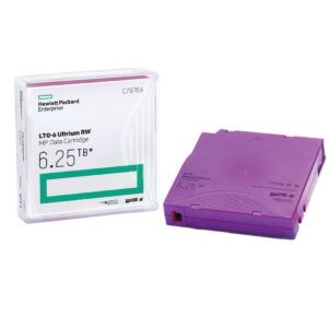 Hewlett Packard Enterprise LTO-6 Ultrium Data Cartridge  Non Custom labeled, 20-pack  C7976AN, LTO, 6250 GB, 30 year(s), Purple, 400 MB/s, 10 - 45 �C