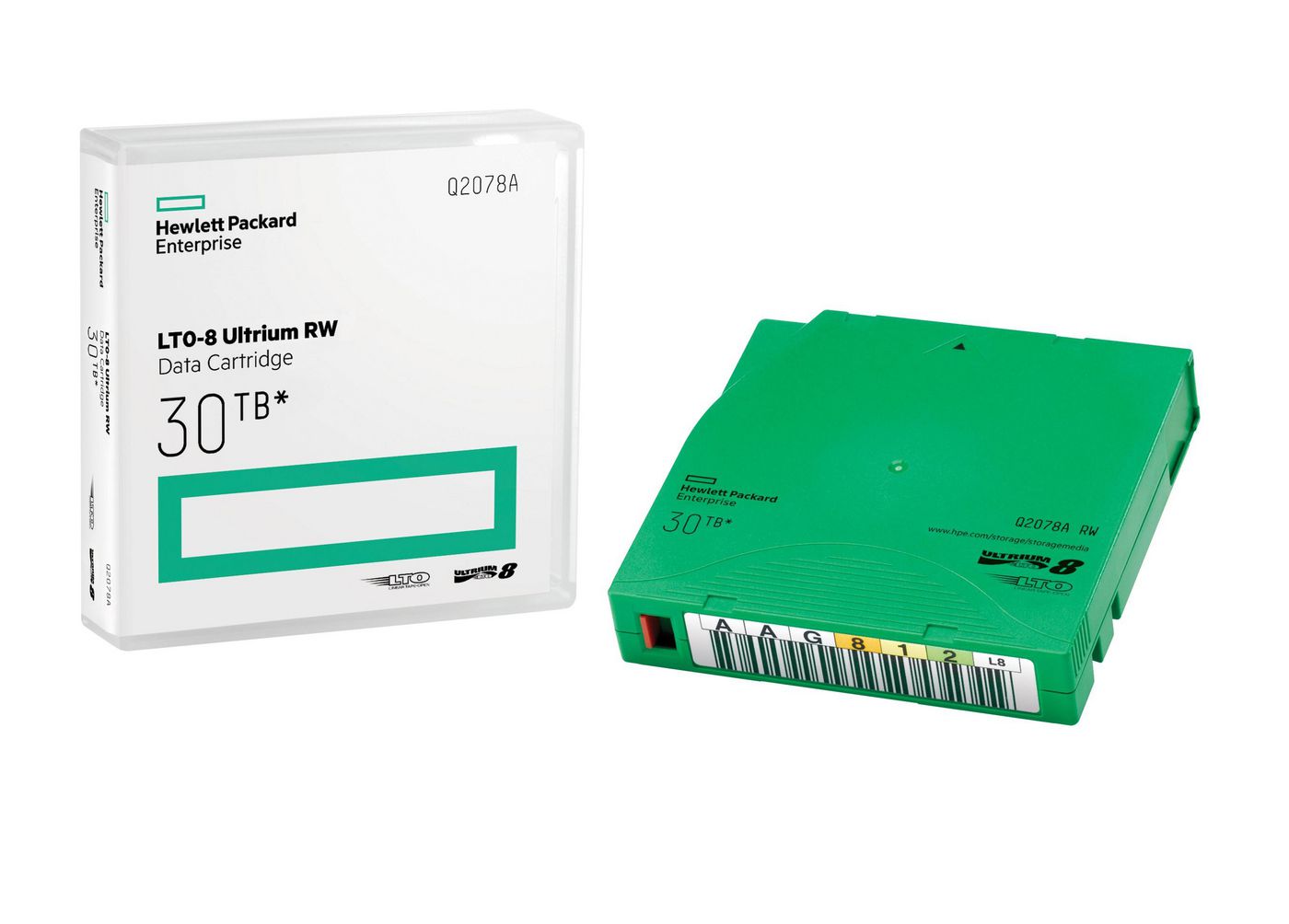 Hewlett Packard Enterprise Media Tape LTO-8 **New Retail** Ultrium 30TB RW