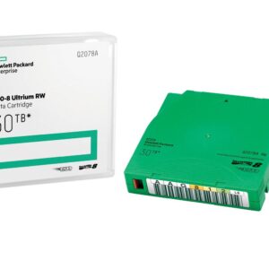 Hewlett Packard Enterprise LTO-8 Ultrium Data Cartridge  Non Custom labeled, 20-pack  **New Retail** Ultrium 30TB RW