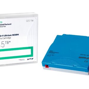 Hewlett Packard Enterprise HPE LTO-9 ULTRIUM 45TB WORM Q2079W, LTO, 45000 GB, 30  year(s), Blue, 1.27 cm, 1035 m
