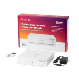 Hewlett Packard Enterprise Networking Instant On Secure  Sg1004 Gateway/Controller 10,  100, 1000 Mbit/S
