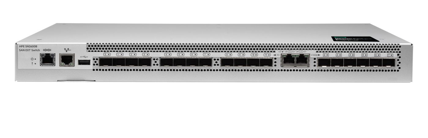 Hewlett Packard Enterprise Sn2600B 32Gb 12/12 Power Pack+ 12-Port 16Gb Short Wave Sfp+ San Extension Switch