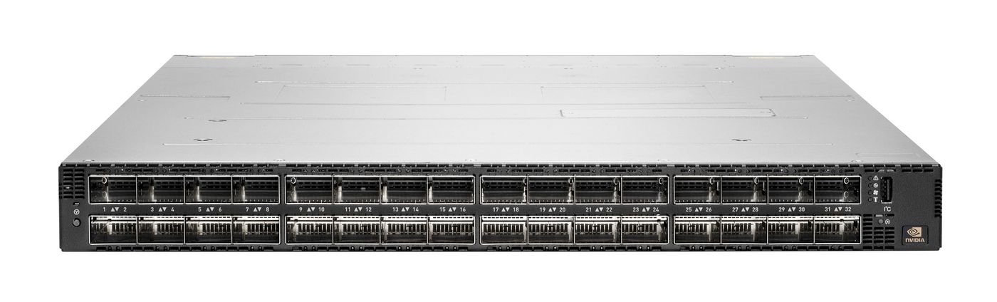 Hewlett Packard Enterprise Nvidia Infiniband Ndr 64-Port Osfp Power To Connector Airflow Switch