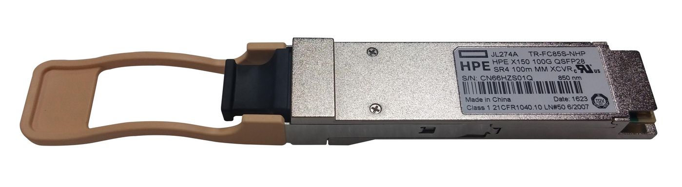 Hewlett Packard Enterprise Storage 100Gbe Qsfp28 Sr4 Extended Temperature Pull Tab Transceiver