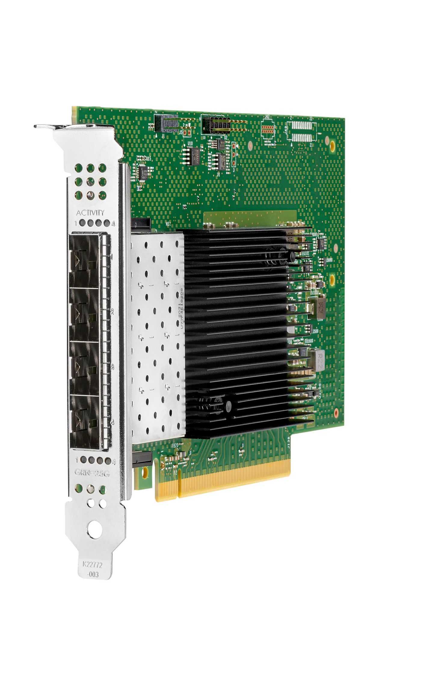 Hewlett Packard Enterprise Intel E810-Xxvda4 Ethernet 10/25Gb 4-Port Sfp28 Mclk Non-Gnss Adapter For