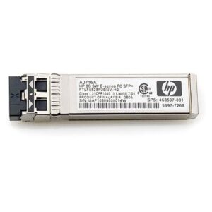 Hewlett Packard Enterprise 8Gb Shortwave B-Series Fibre  Channel 1 Pack Sfp+  Transceiver Network Transceiver Module 8000 Mbit/S Sfp+