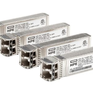 Hewlett Packard Enterprise Msa 16Gb Sfp+ Short Wave  Fibre Channel 4-Pack  Transceiver Bundle