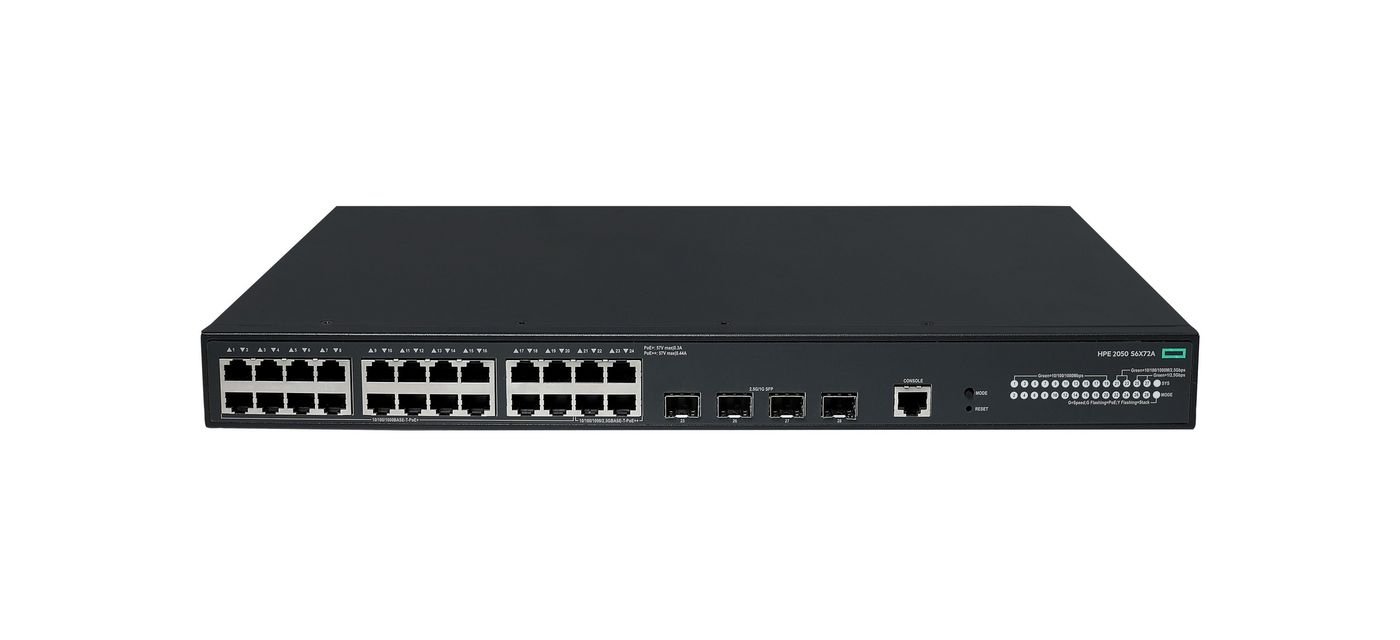 Hewlett Packard Enterprise Networking Cw 2050 24P 10/100/1000Bt Poe+ 4P Sfp 1G/2.5G 420W Switch