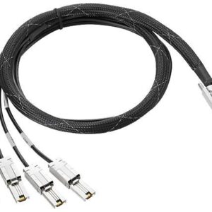 HPE Mini SAS High Density to Dual 2-lane Mini SAS High Density External Fanout 2 Meter Cable
