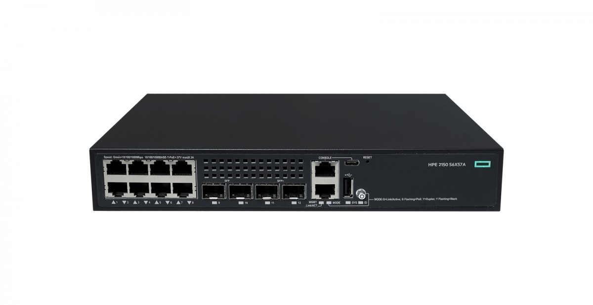 Hewlett Packard Enterprise Networking Cw 2150 8P 10M/100M/1G Poe+ 2P Sfp 1G 2P Sfp+ 1G/10G 125W Switch - obrazek 3