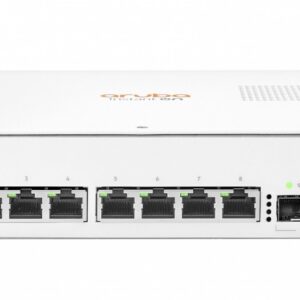 Hewlett Packard Enterprise ARUBA ION 1930 8G 2SFP SW Aruba Instant On 1930, Managed, L2+, Gigabit Ethernet (10/100/1000), Full duplex, Rack mounting, 1U