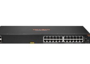 Hewlett Packard Enterprise ARUBA 6100 24G CL4 4SFP+ Aruba 6100 24G Class4 PoE 4SFP+ 370W, Managed, L3, Gigabit Ethernet (10/100/1000), Power over Ethernet