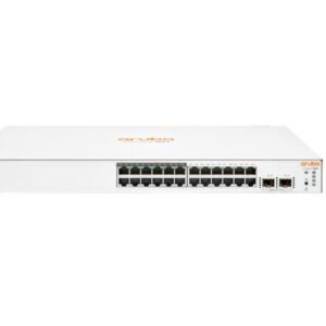 Hewlett Packard Enterprise Aruba Instant On 1830 24G 12P  Class4 Poe 2Sfp 195W Managed  L2 Gigabit Ethernet (10/100/1000) Power Over Ethernet (Poe) 1U
