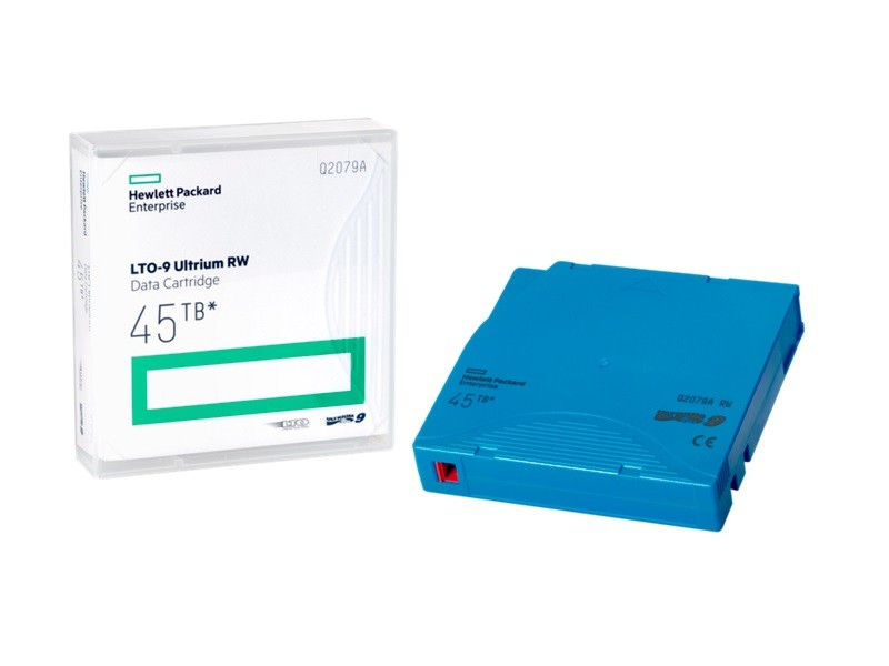 Hewlett Packard Enterprise Media Tape LTO-9 **New Retail" Q2079A, LTO, 45000 GB, 30 year(s), Blue, 1.27 cm, 1035 m