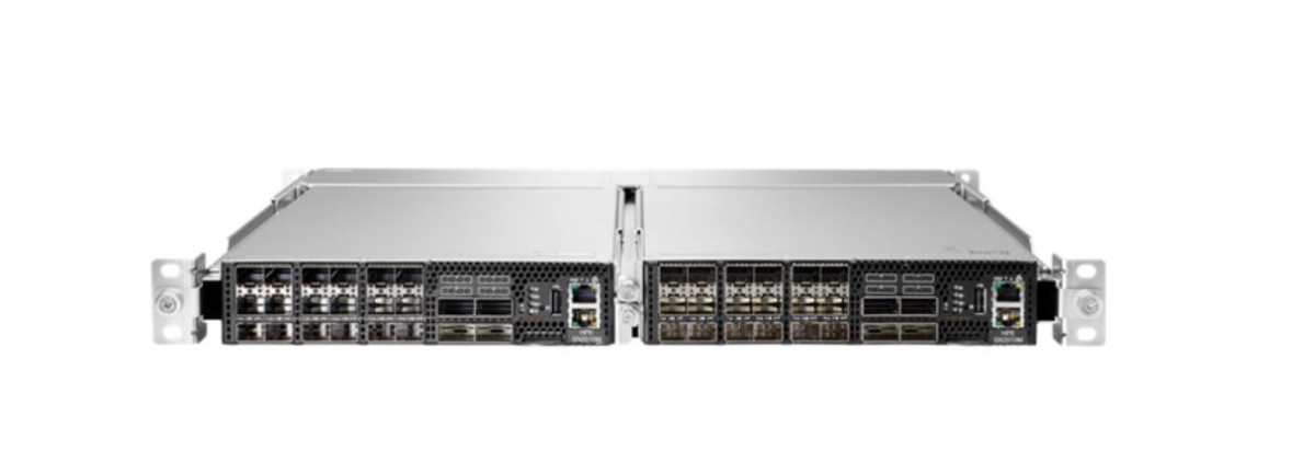 HPE 25GbE 18SFP28 4QSFP28 Power to Connector Airflow Half Width Switch SN2010M with NVIDIA Cumulus