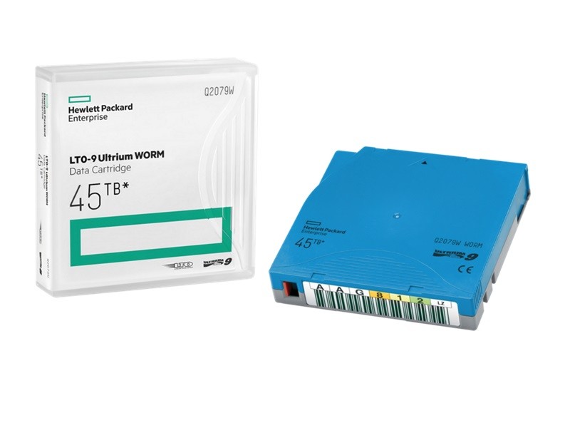 HPE LTO-9 Ultrium 45TB RW Custom Labeled 20 Data Cartridges with Cases