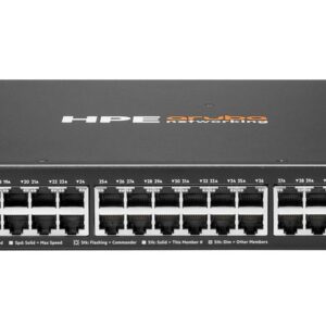 Hewlett Packard Enterprise Aruba Cx 6200F 48G Class-4  Poe 4Sfp 740W Managed L3  Gigabit Ethernet (10/100/1000) Power Over Ethernet (Poe) 1U