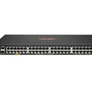 Hewlett Packard Enterprise Aruba 6000 48G Class4 Poe 4Sfp 370W Managed L3 Gigabit Ethernet (10/100/1000) Power Over Ethernet (Poe) 1U