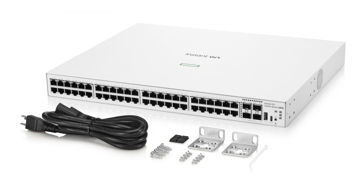 Przełącznik HPE Networking Instant On 1840 (48 × RJ-45 + 4 × SFP) - obrazek 2