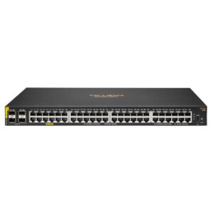 Przełącznik HPE Aruba CX 6100 (48 × RJ-45 + 4 × SFP+, PoE Class 4, budżet PoE 740 W)