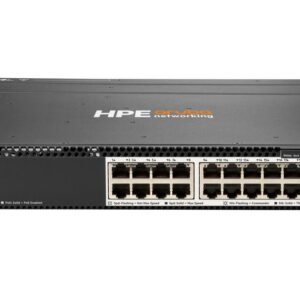 HPE Aruba Networking CX 6300M 24-port HPE Smart Rate 1/2.5/5GbE Class 6 PoE and 4-port SFP56 Switch JL660A