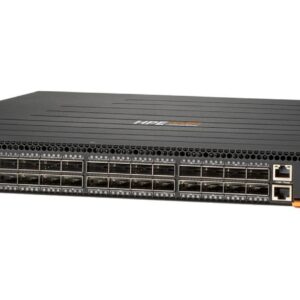 HPE Aruba Networking CX 8325-32C 32p 100G QSFP+/QSFP28 Front-to-Back 6 Fans 2 Power Supply Bundle JL626A