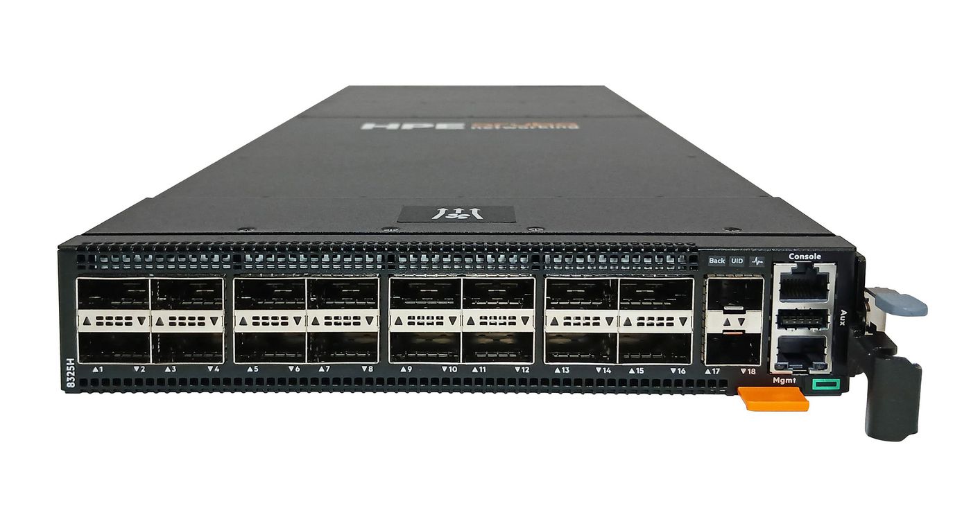 Hewlett Packard Enterprise Aruba Networking Cx 8325H 16P Qsfp28 40G/100G Front-To-Back 4Xfan 2Xpsu Managed L3 1U