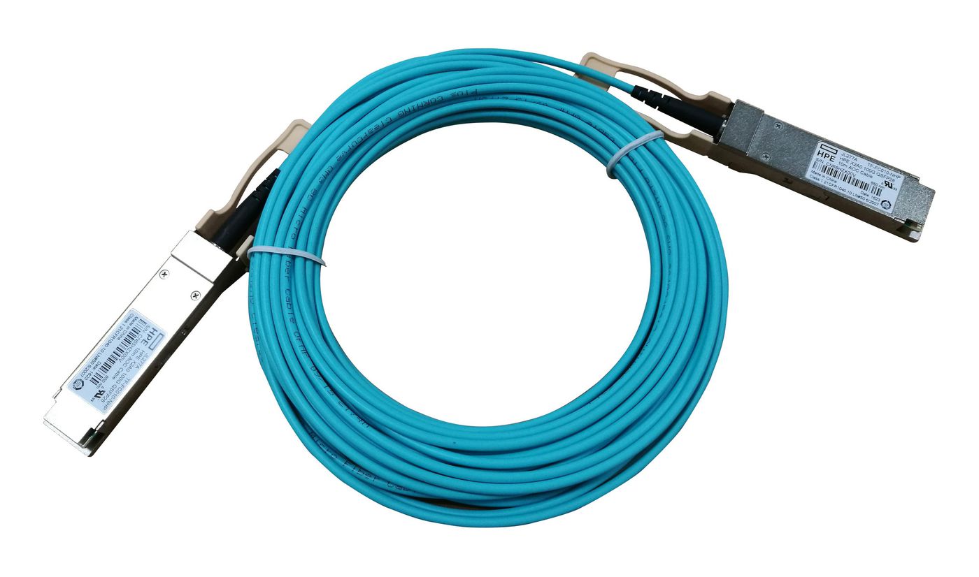Hewlett Packard Enterprise Infiniband/Fibre Optic Cable 30 M Qsfp28 Green