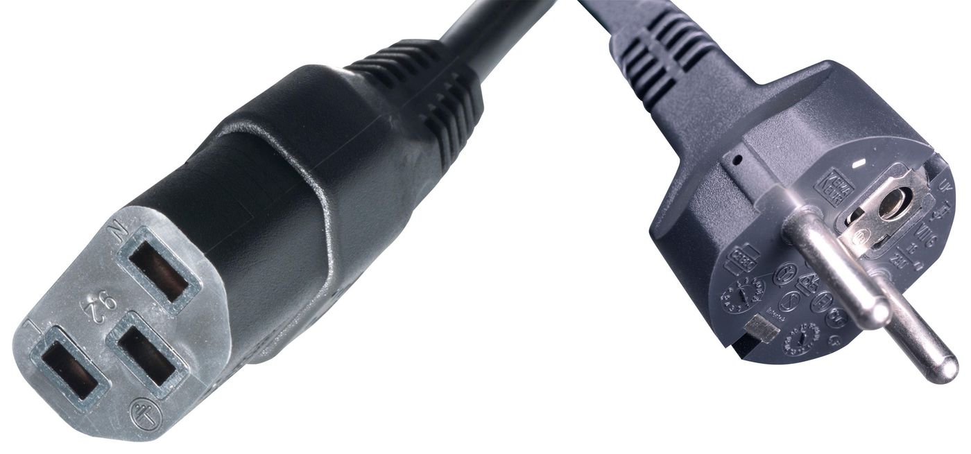Kabel zasilający HPE C13 – wtyczka CEE 7/7, 1,9 m (Europa)