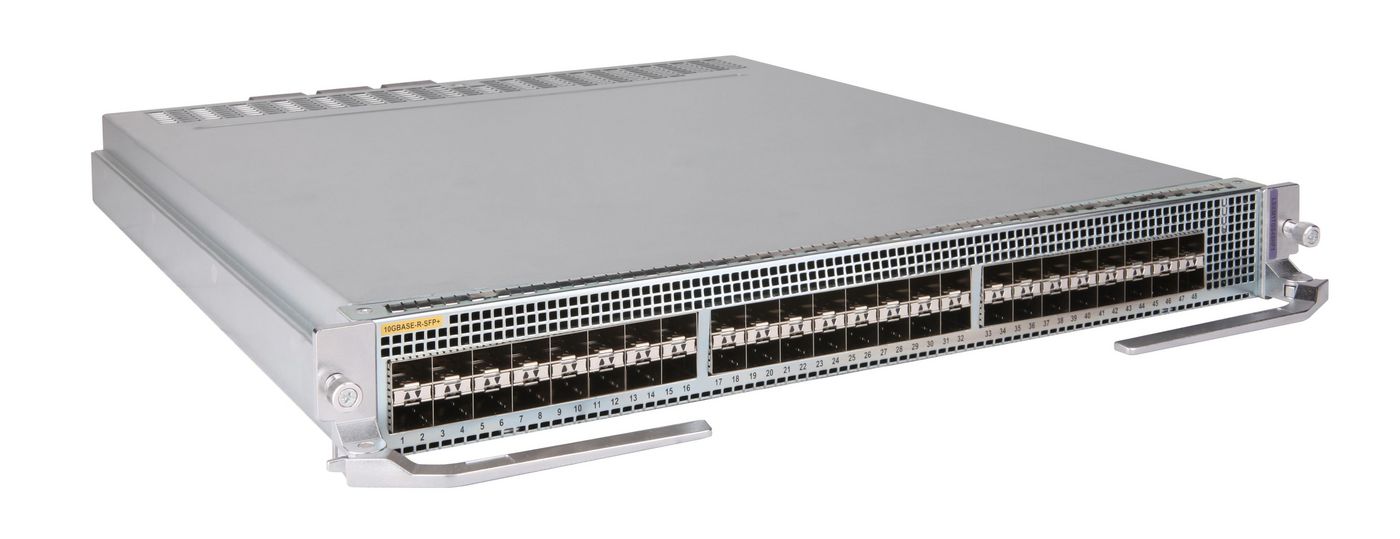 Hewlett Packard Enterprise 12900E 48p 10GbE SFP+ HF Mod JQ061A, 10 Gigabit Ethernet, 10000 Mbit/s, SFP+, HPE FlexFabric 12900E, 523 mm, 432 mm