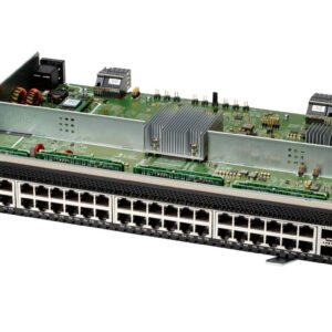 Moduł portów HPE Aruba Networking 6400 v2 z 48 portami 1G PoE Class 6 i 4 portami SFP56