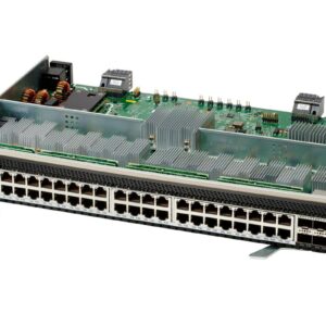 Moduł portów HPE Aruba Networking 6400 v2 z 48 portami Smart Rate 1/2,5/5G PoE Class 6 i 4 portami SFP56