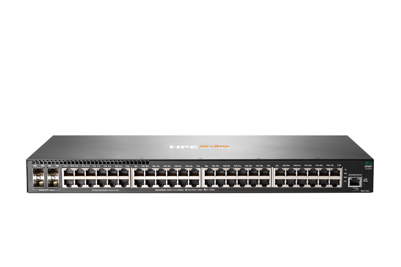 Przełącznik HPE Aruba 2930F (48 × RJ-45 + 4 × SFP+)
