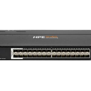 Przełącznik HPE Aruba CX 8360-32Y4C v2 (32 × SFP28 + 4 × QSFP28, przepływ powietrza z przodu do tyłu) – z 3 wentylatorami i 2 zasilaczami AC