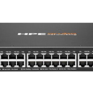 HPE Aruba Networking CX 6200F 48G Class-4 PoE 4SFP+ 740W Switch JL728B